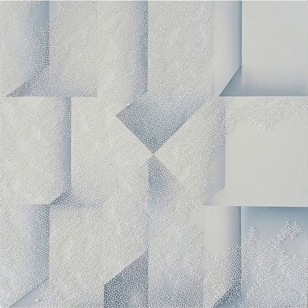 Avneet Chawla Untitled-VI Oil and Acrylic on canvas 24 x 24"