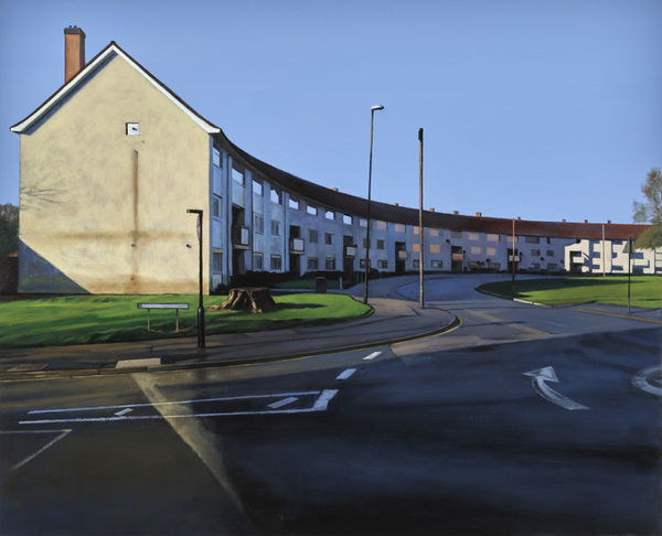 George Shaw, The Banana Flats, Revisited, 2019-2021