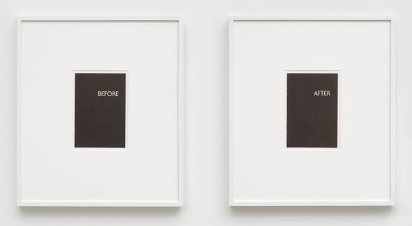 Matthew Higgs, BEFORE / AFTER, 2015