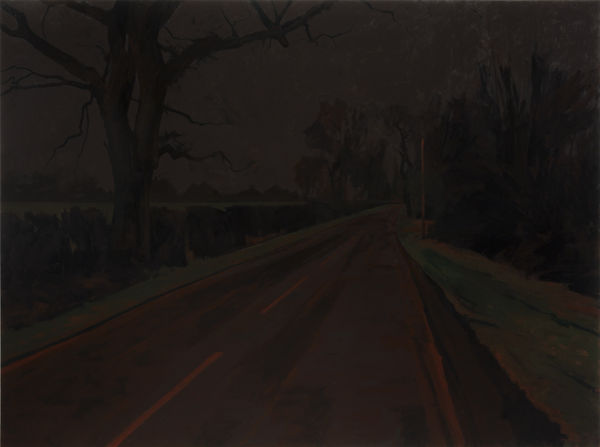 George Shaw, Study for The Painter on the Road I, 2015