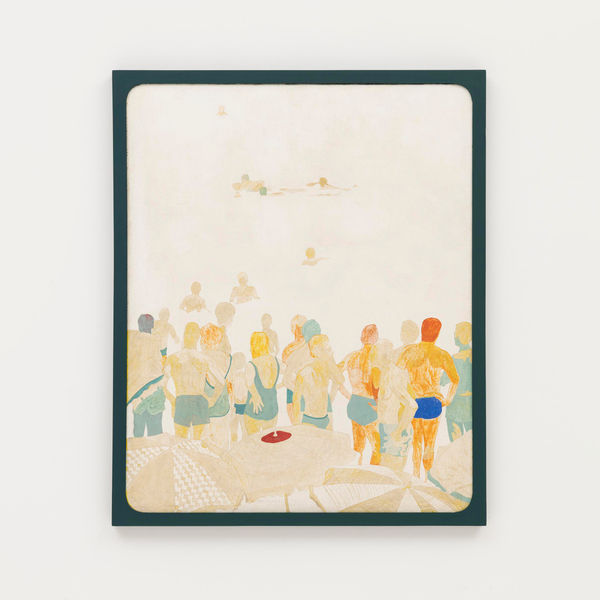 Glauco Rodrigues - O Engenheiro Cesar Thedim de Calção Azul, na Praia de Ipanema, Olhando o Mar, 1968