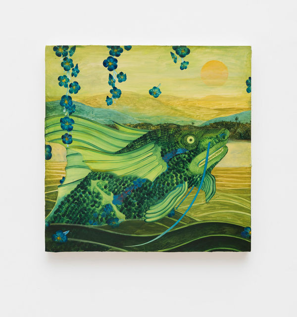 Bruno Novelli, Peixe e sol [Fish and Sun], 2024