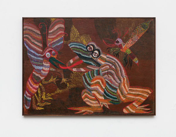 Chico da Silva (Francisco Domingos da Silva), Batráquio e Besouros [Batrachium and Beetles], Final da década de 50 [Late 50's]