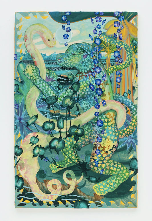 Bruno Novelli, Tocaia na floresta azul, 2024