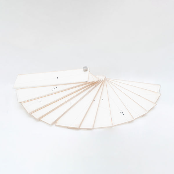 Mira Schendel - Caderno com 13 páginas