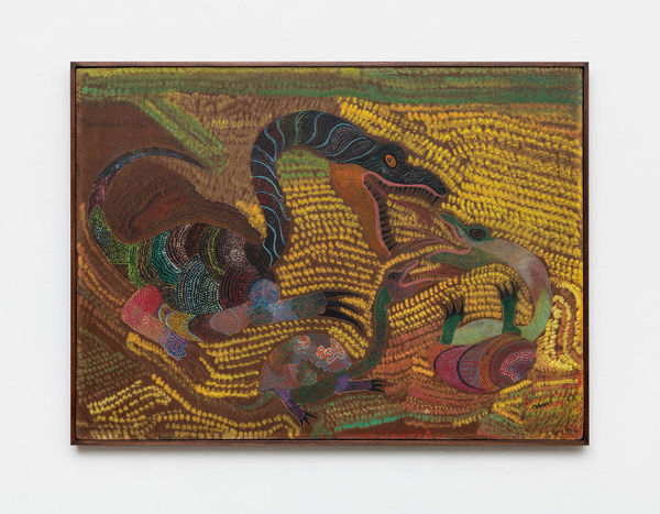 Chico da Silva (Francisco Domingos da Silva), Luta de dragões [Dragons battle], c. 1965
