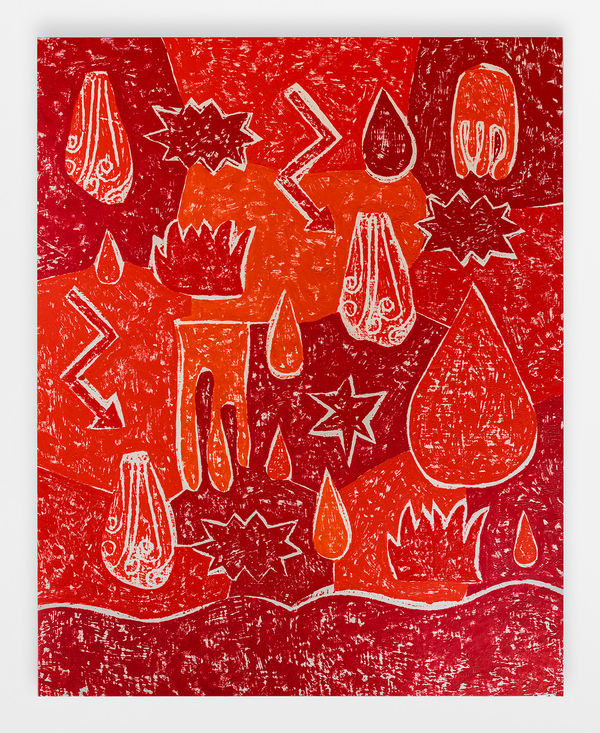 Olaf Breuning Downpour, 2021