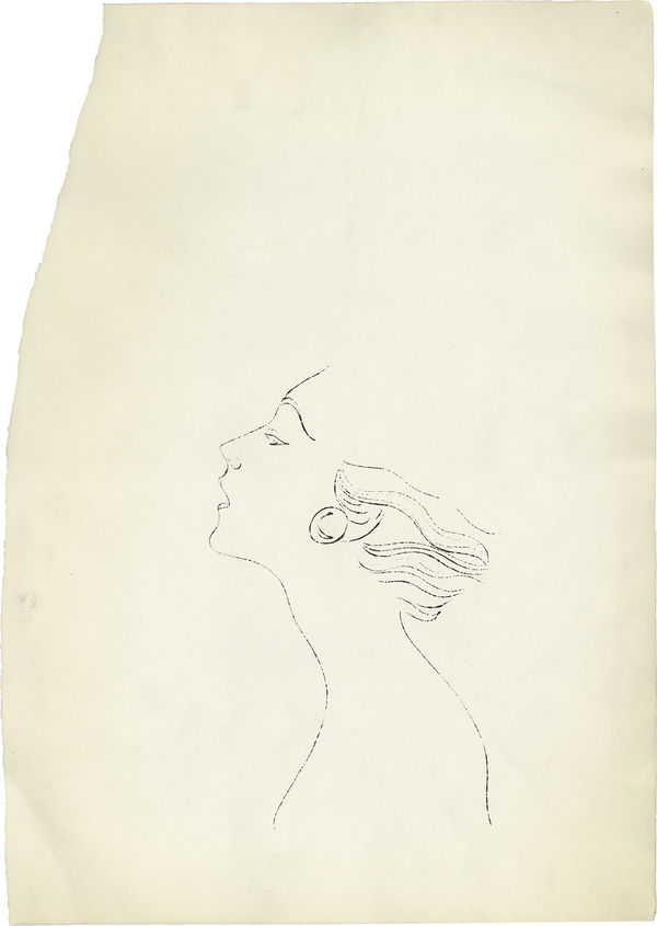 Andy Warhol n.t. (Portrait of a Lady), 1957