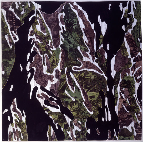 Marcel Odenbach Tiger Pattern - Vietnam War, 1997
