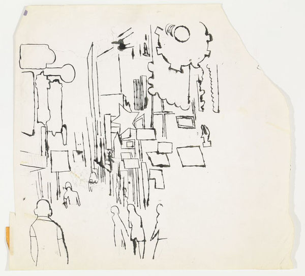 Andy Warhol Hong Kong Street, ca. 1954