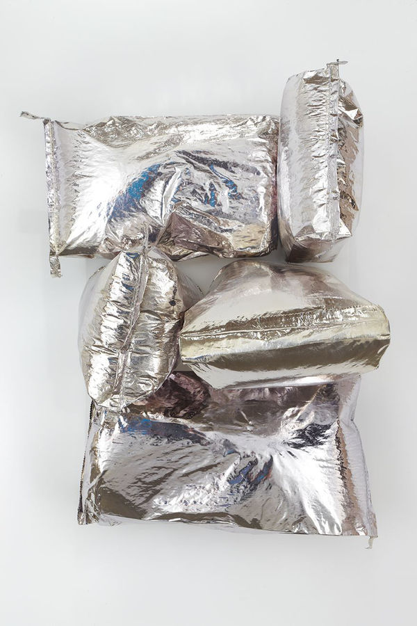 Jim Lambie Silver Machine, 2015