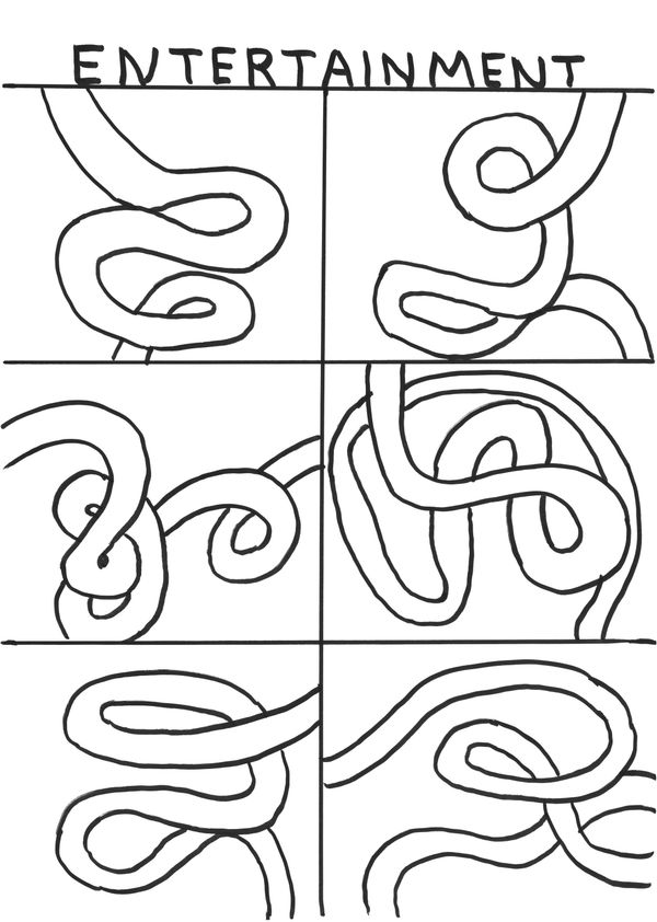 David Shrigley Untitled (Entertainment), 2019