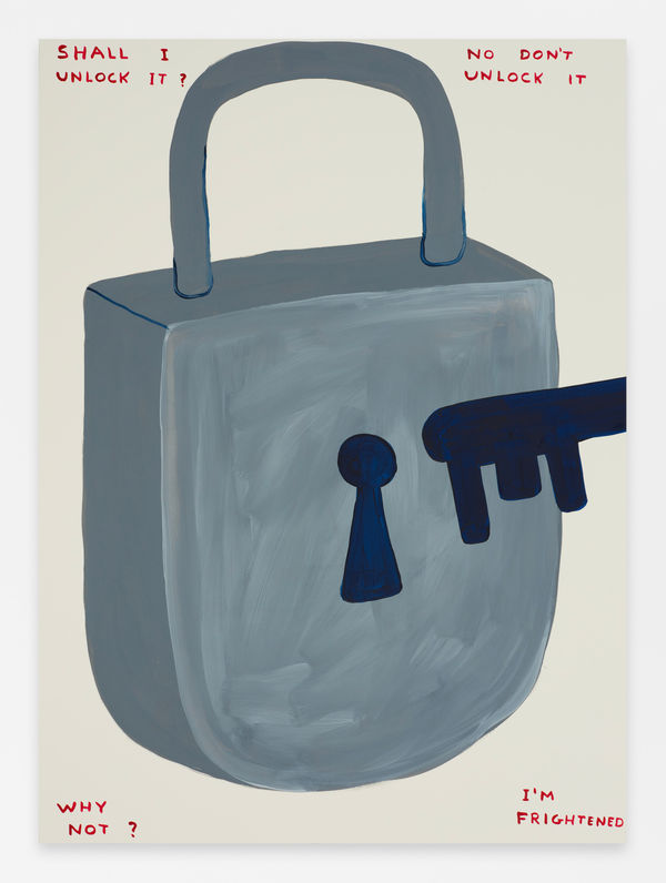 David Shrigley Untitled (Shall I Unlock It?), 2023