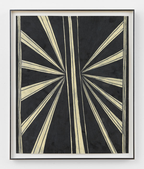 Mark Grotjahn Untitled (Black and Cream Butterfly), 2004