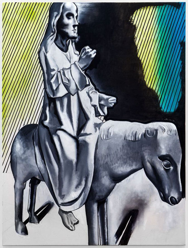 Wilhelm Sasnal Christ on a Donkey, 2014