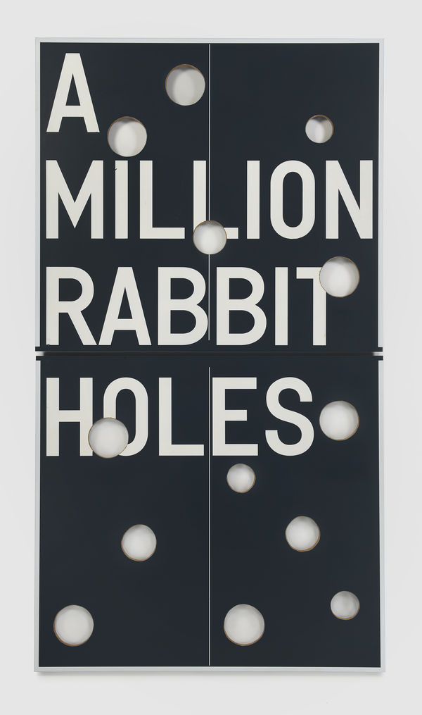 Rirkrit Tiravanija untitled 2025 (one million rabbit holes), 2025