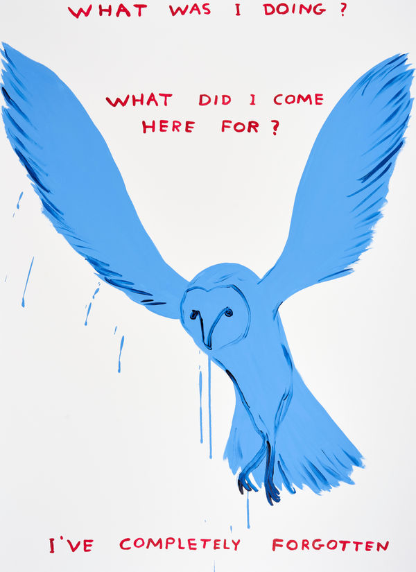 David Shrigley Untitled (What was I doing?), 2023