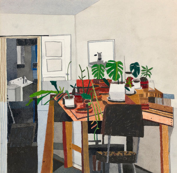 Jonas Wood Kitchen on Palms, 2008