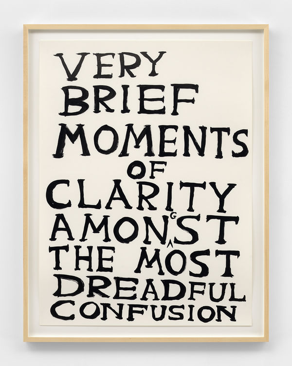 David Shrigley Untitled (Very Brief Moments), 2019
