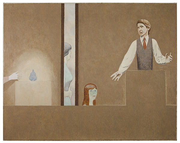 David Byrd Scroll Flask and Hand, 1989