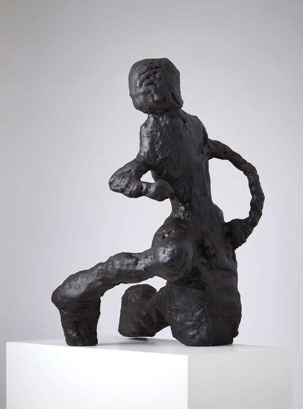 Tal R Boy Looks at His Heel, 2021