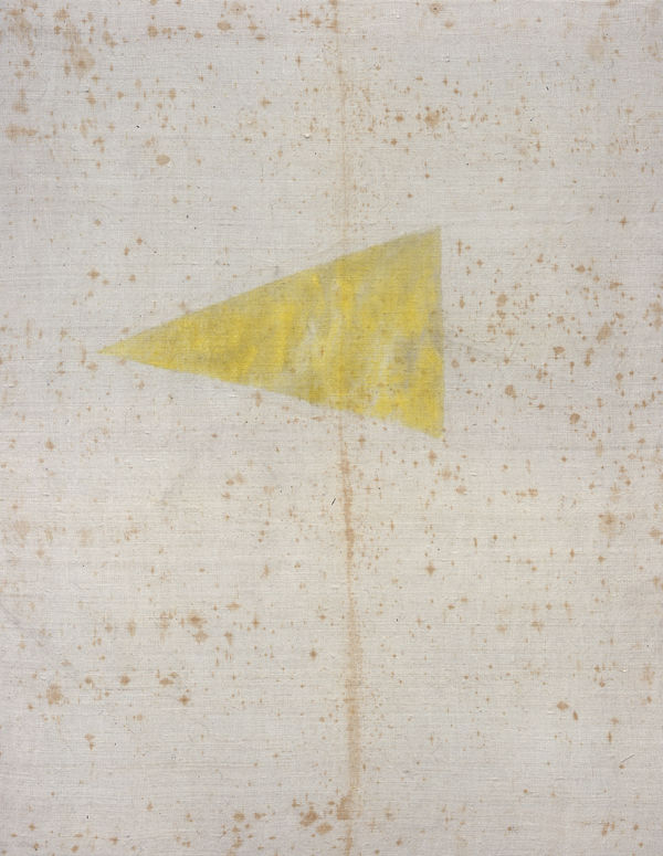 Sergej Jensen The Last Yellow Triangle (Das letzte gelbe Dreieck), 2005