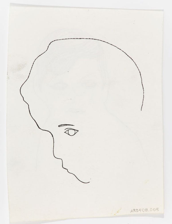 Andy Warhol Boy's Head, ca. 1953