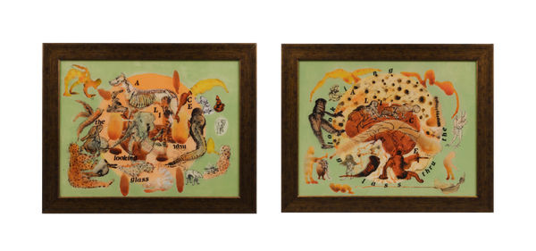 Nalini MALANI, Alice thru the Looking Glass (Pat Pat Pat, Copper Brain Map), 2011