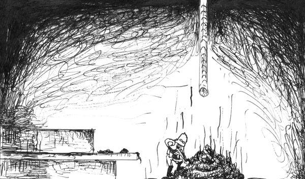 SIM Raejung, Original drawing for the animated film “Smell” 4 애니메이션 오리지널 드로잉 4, 2025