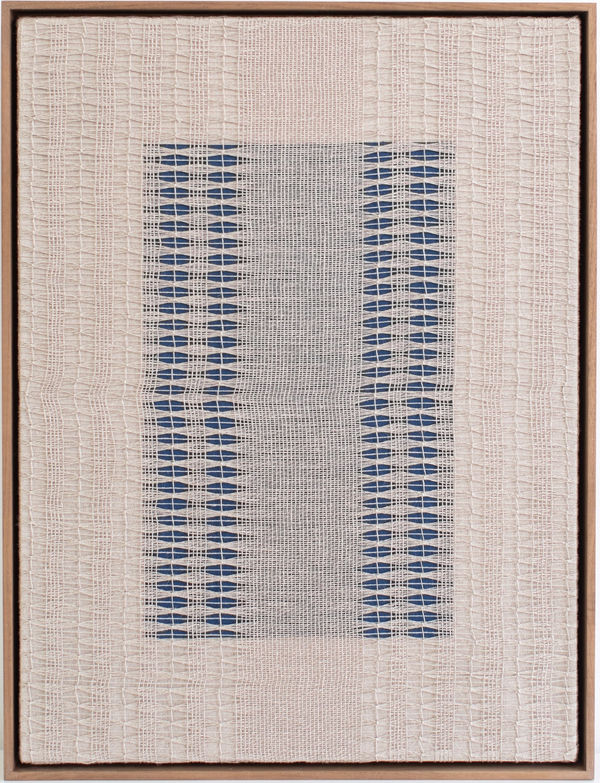 Rachel DuVall, Lace on Deep Blue, 2023