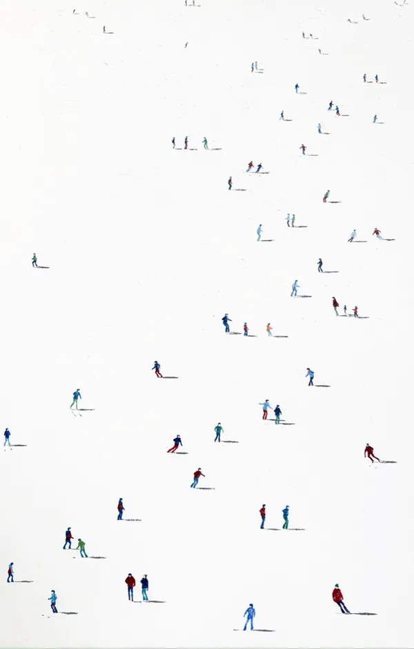 Eline de Jonge, Shadows on White – Large III, 2024