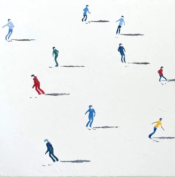 Eline de Jonge, Shadows on White – Window, 2025