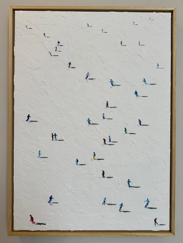 Eline de Jonge, Shadows on White - Slopes I