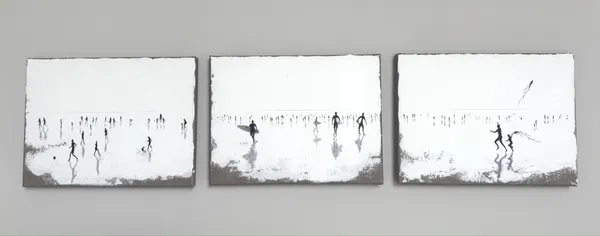 Eline de Jonge, Shadows on Sand - Studies M I-II-III