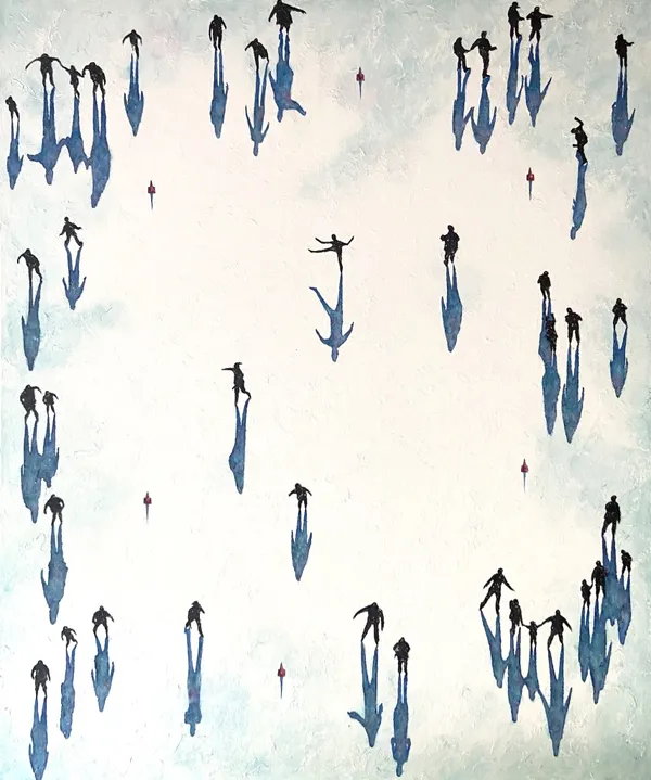 Eline de Jonge, Shadows Central Park - Winter Balance