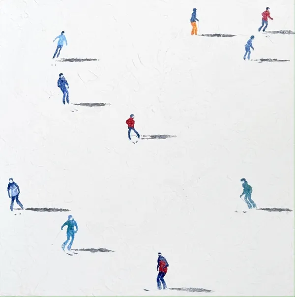 Eline de Jonge, Shadows on White – Window, 2025