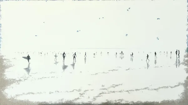 Eline de Jonge, Shadows on Sand – Vista II , 2025