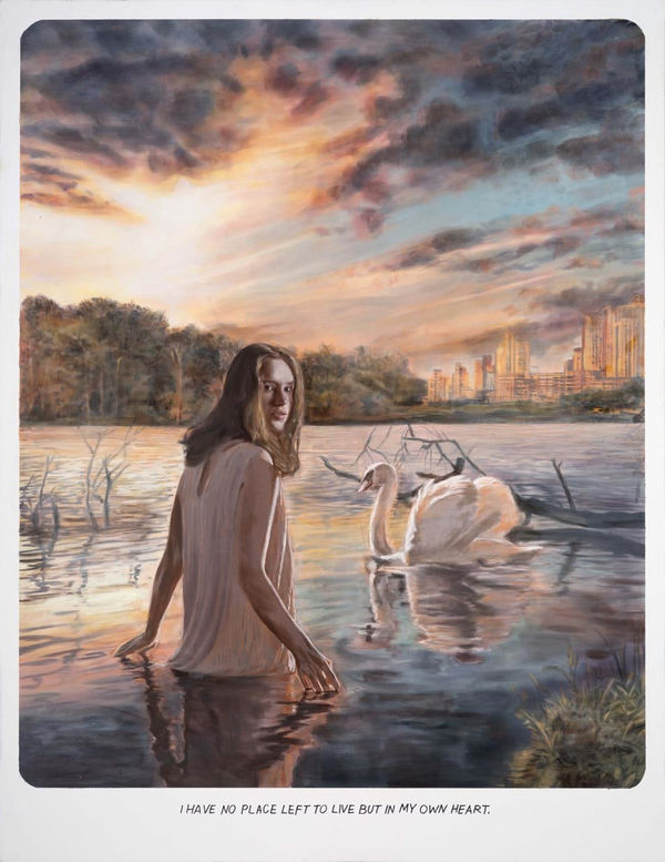 Muntean/Rosenblum, Untitled („I have no place left...“), 2024