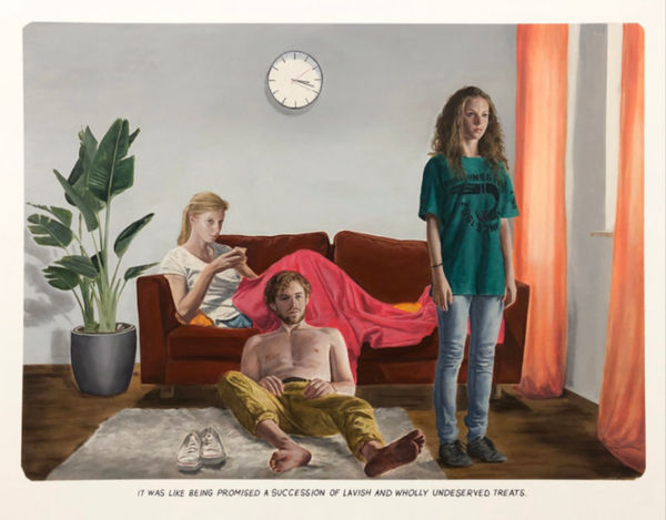 Muntean/Rosenblum, Untitled („It was like being...“), 2023