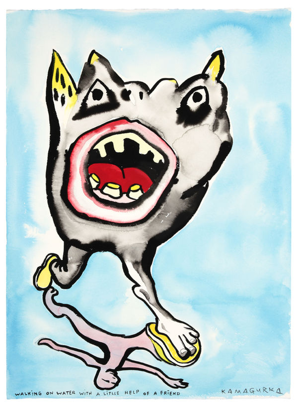 KAMAGURKA, WALKING ON WATER WITH A LITTLE HELP OF A FRIEND