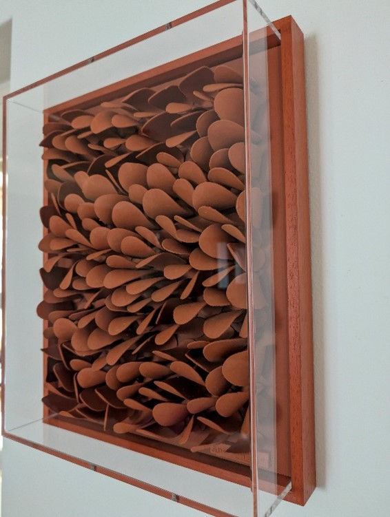 ANS PULLENS, WAVE TERRA TOUCH OF GOLD met plexiglas kap (0226/008)