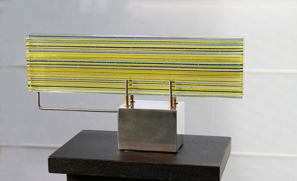 ANA MARÍA NAVA, LINEAL BLUE/YELLOW