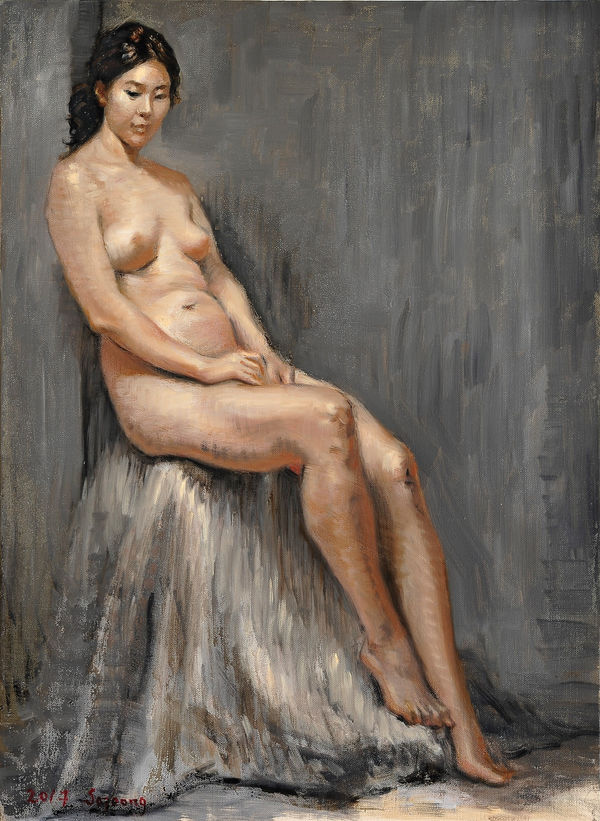 김소정 KIM, So Jeong, 회색공간의 여인, 2017