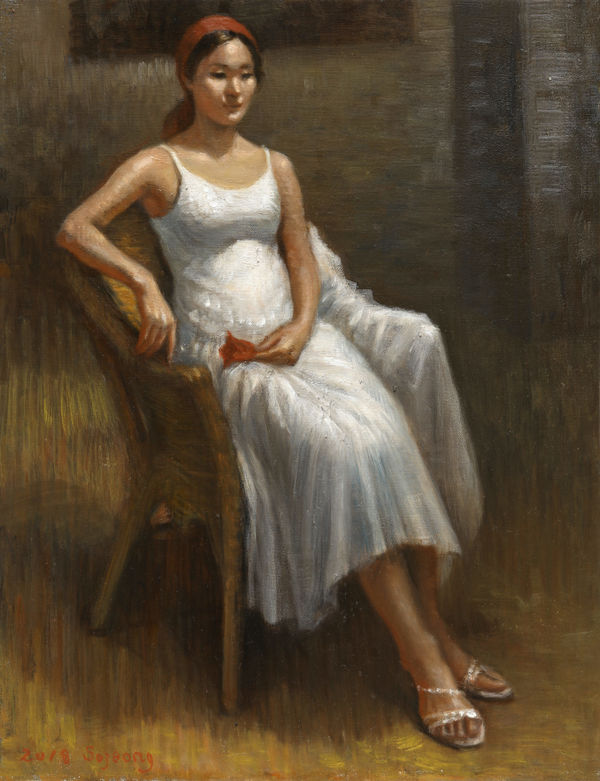 김소정 KIM, So Jeong, white dress, 2018