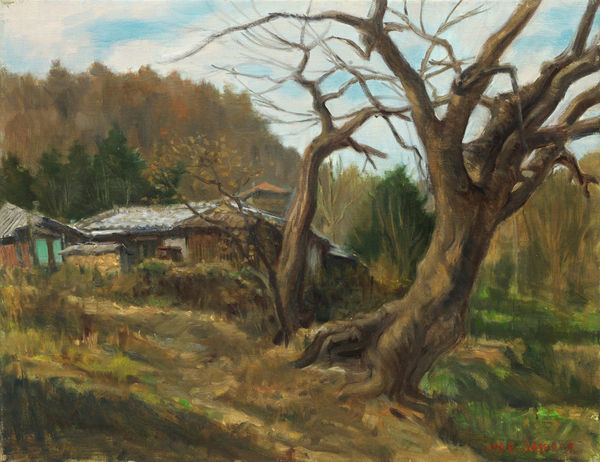 김소정 KIM, So Jeong, 나무가있는 풍경, 1998