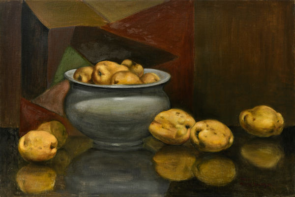 공영자 Kong, Young Ja, 도자기와 모과, 2022