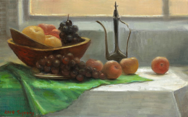김소정 KIM, So Jeong, 포도가있는 정물, 2014