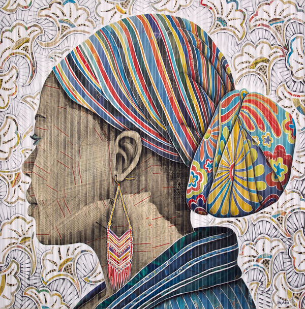 Gary Stephens, Iziane, The Beaded Earring, 2020