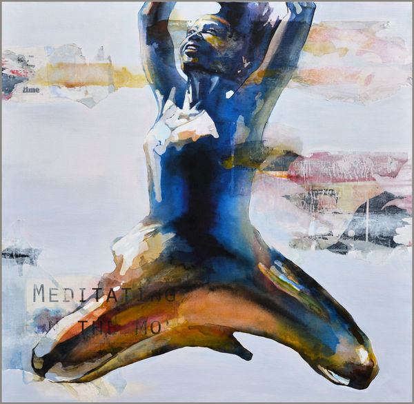 Bruce Clarke, MEDITATING ON THE MOMENT, 2018