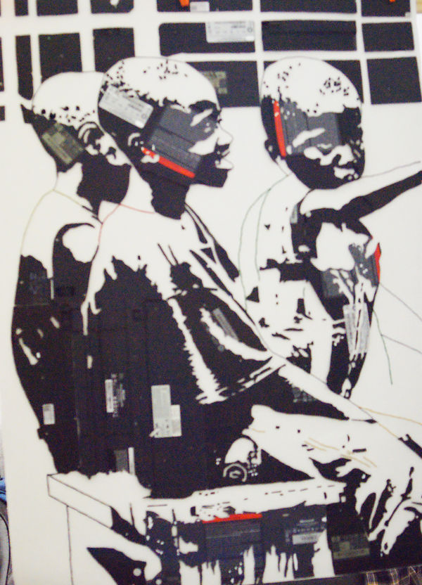 Maurice Mbikayi, THREE BOYS, 2021